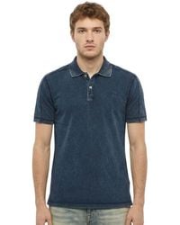 DIESEL - Slim Shirt Collar Polo - Lyst