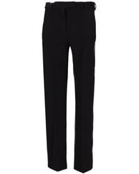 Max Mara - Slim Flat Front Pants - Lyst