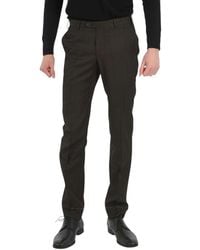 Corneliani - Flat Front Trousers - Lyst