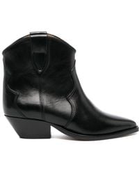 Isabel Marant - Dewina Leather Bootie - Lyst