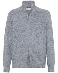 Brunello Cucinelli - Cashmere Zipped Cardigan - Lyst