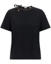 Burberry - 'Frankie Bow' T-Shirt - Lyst