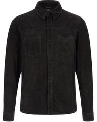 Giorgio Brato - Suede Shirt - Lyst