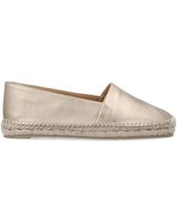 Castañer - Golden Slip-On Espadrilles - Lyst