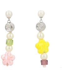 Off-White c/o Virgil Abloh - Floral Drop Earrings - Lyst