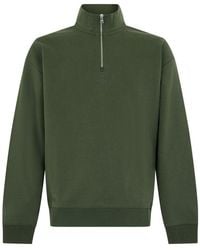 HUGO - Mock Collar Sweatshirt - Lyst