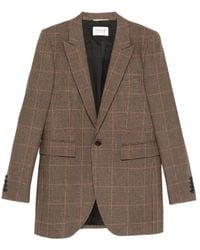 Saint Laurent - Wool Single-Breasted Jacket - Lyst