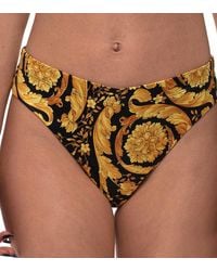 Versace - Printed Bikini Bottom Swimwear - Lyst