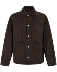 Giorgio Brato - Solid Shirt Collar Jacket - Lyst