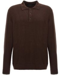 Zanone - Cashmere Wool Polo Shirt - Lyst