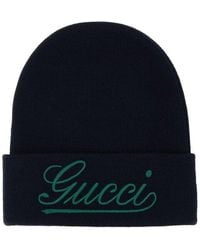 Gucci - Hat With Embroidery - Lyst