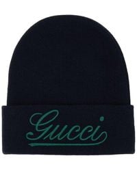 Gucci - Hat With Embroidery - Lyst