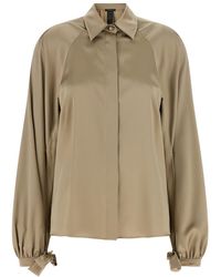 Max Mara - Regular Solid Shirt - Lyst