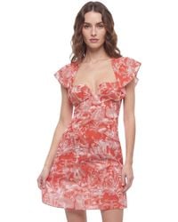 Stella McCartney - Sweet Heart Neck Mini Dress - Lyst