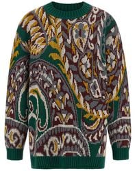 Etro - Wool Sweater - Lyst