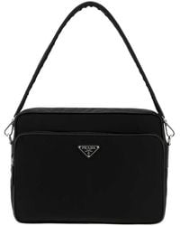 Prada - Logo Large Messenger Bag - Lyst