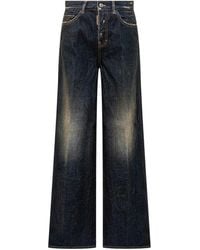 DSquared² - Relaxed Mid Rise Jeans - Lyst