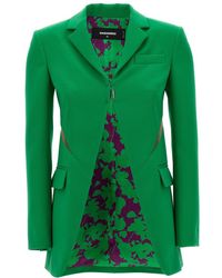 DSquared² - Tulle Insert Blazer Jacket - Lyst