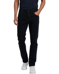 BOSS - Dark Mid Rise Jeans - Lyst