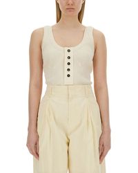 Bottega Veneta - Scoop Neck Top - Lyst