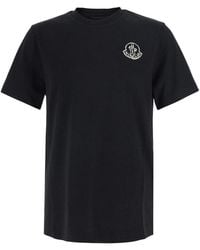 Moncler - Regular Logo T-Shirt - Lyst