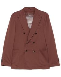 Circolo 1901 - Cotton Double-Breasted Blazer - Lyst