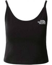 The North Face - Logo Scoop Neck Top - Lyst
