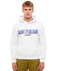 DSquared² - Regular Graphic Hoodie - Lyst