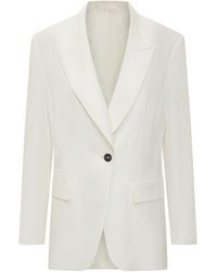 Brunello Cucinelli - Chic Blazer For Ss25 - Lyst