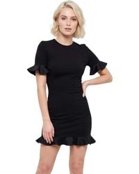 David Koma - Round Neck Mini Dress - Lyst