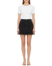 DIESEL - Pleated Above Knee Skirt - Lyst