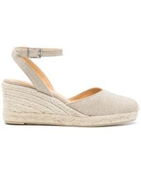 Castañer - Round Toe Espadrille Wedges - Lyst