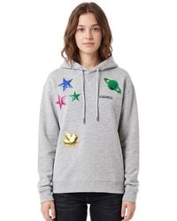 DSquared² - Embellished Hood Sweatshirt - Lyst