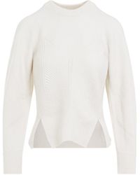 McQueen - Chevron Pullover Sweater - Lyst
