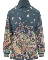 Etro - Reguther Fit Mini Shirt - Lyst