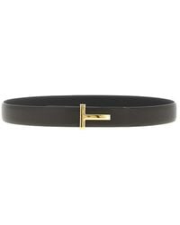 Tom Ford - "T Icon" Reversible Belt - Lyst