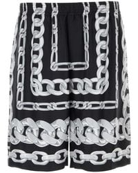 Versace - Silk Shorts - Lyst
