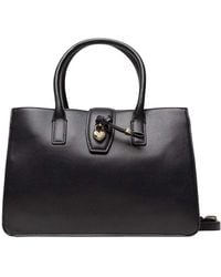 Love Moschino - Logo Charm Medium Tote - Lyst