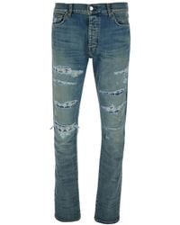 Amiri - 'Ma Quand' Jeans With Ripped Details - Lyst