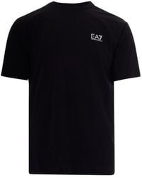 EA7 - T-Shirt Crew Neck - Lyst