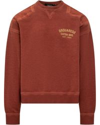 DSquared² - Crew Neck Sweatshirt - Lyst
