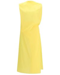 Jacquemus - Drapped Midi Dress - Lyst