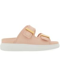 McQueen - Solid Hybrid Slides - Lyst