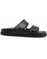Palm Angels - Logo Double-Strap Sandals - Lyst