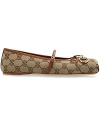 Gucci - Horsebit Ballet Flats - Lyst