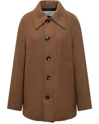 Ami Paris - Wool Jacket With Buttons - Lyst