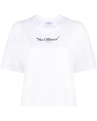 Off-White c/o Virgil Abloh - Graphic Crew Neck T-Shirt - Lyst