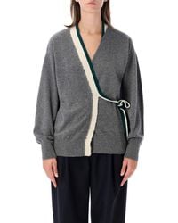 Dries Van Noten - Knitted V Neck Sweater - Lyst
