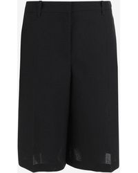 Jil Sander - Wool Short Pants - Lyst