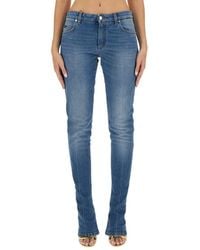 Dolce & Gabbana - Denim Skinny Mid Rise Jeans - Lyst